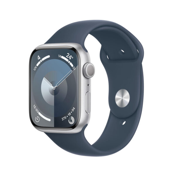 Apple Watch Series 9 Boîtier en Aluminium (41 mm / GPS) - Bracelet Sport Argent