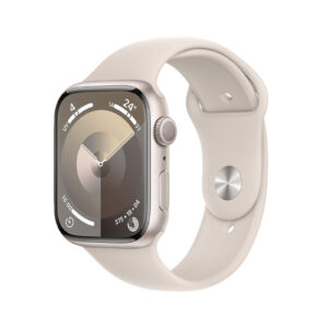 Apple Watch Series 9 Boîtier en Aluminium (41 mm / GPS) - Bracelet Sport Lumière Stellaire