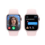 Apple Watch Series 9 Boîtier en Aluminium (41 mm / GPS) - Bracelet Sport Rose