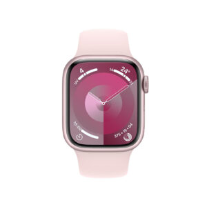 Apple Watch Series 9 Boîtier en Aluminium (45 mm GPS) - Bracelet apple Sport Rose