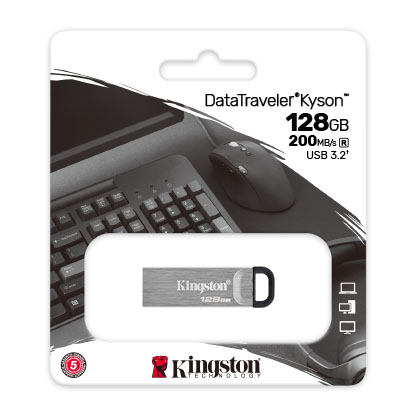 Clé USB 128 Go DataTraveler Kingston Kyson USB 3.2