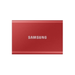 Disque SSD Externe Samsung Portable T7 500 Go USB 3.2 Rouge métallique